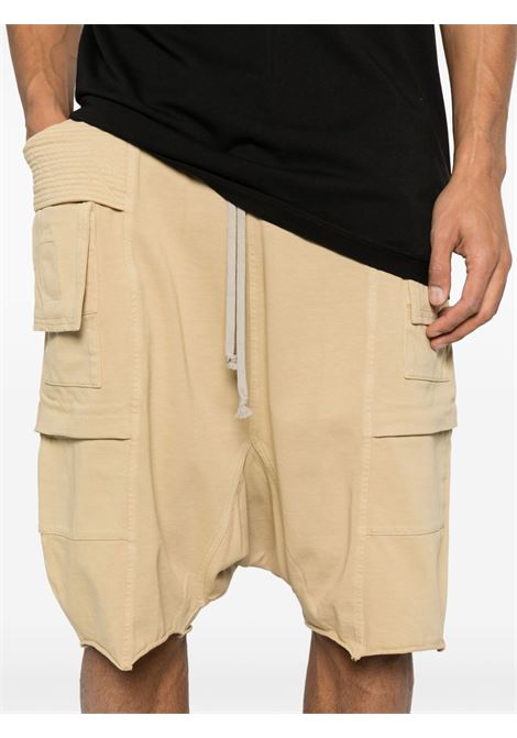 Jasmine yellow drop-crotch bermuda shorts Rick Owens DRKSHDW - men RICK OWENS DRKSHDW | DU01E3382RIG81